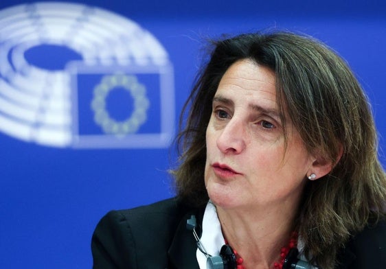 La vicepresidenta de la Comisión Europea y responsable de Competencia, Teresa Ribera.