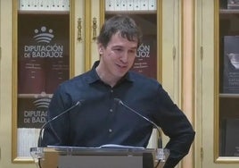 David Sánchez, en una rueda de prensa sobre el programa Ópera Joven.