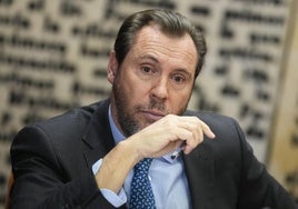 Óscar Puente en la comisión del investigación del Senado sobre el 'caso Koldo'