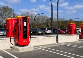 Cargadores de coches eléctricos de Acciona.