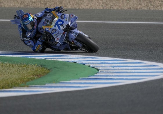 Álex Márquez, en el circuito de Jerez.