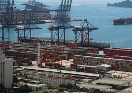 El puerto de Shenzhen, en China.