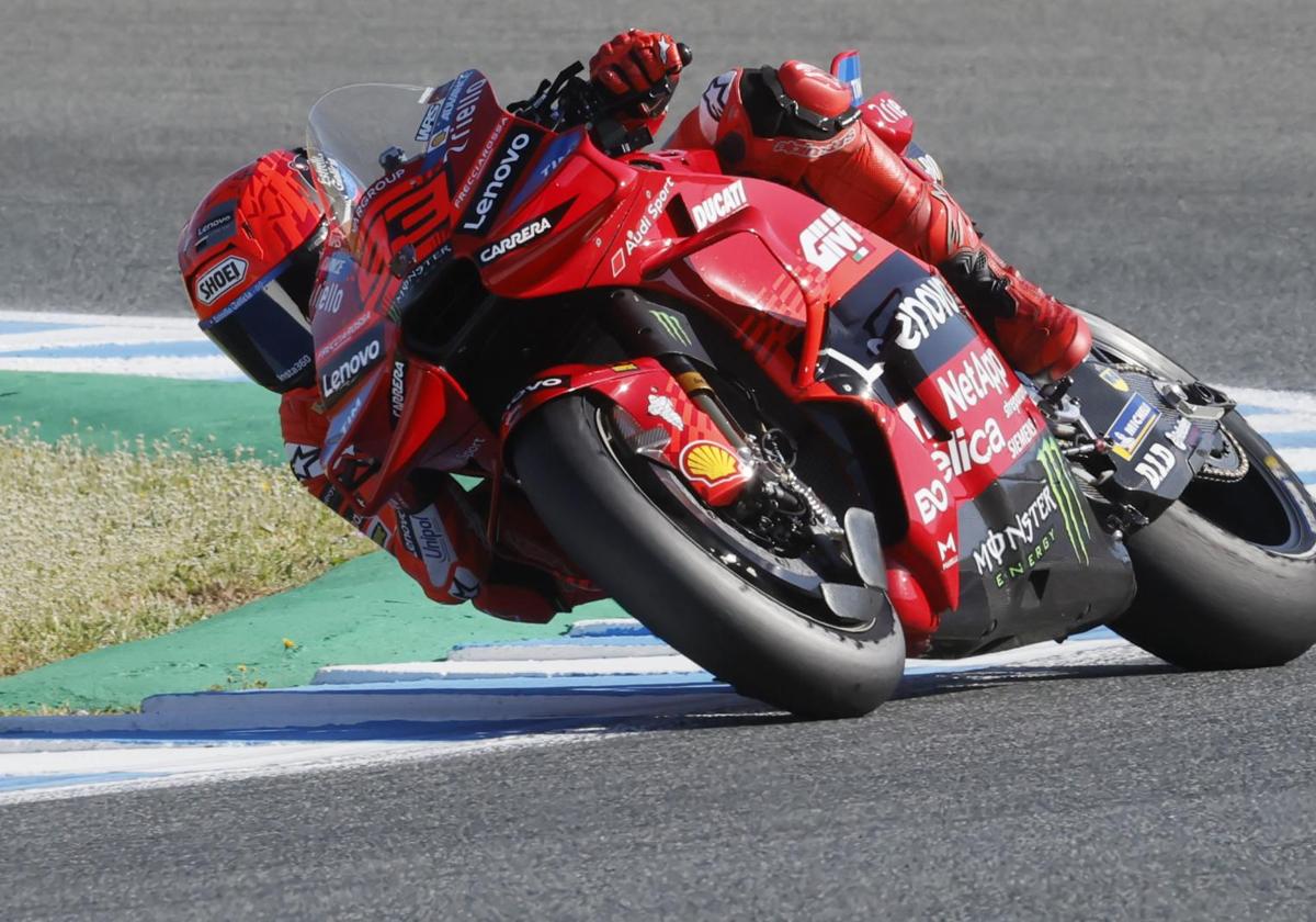 Marc Márquez en el GP de España