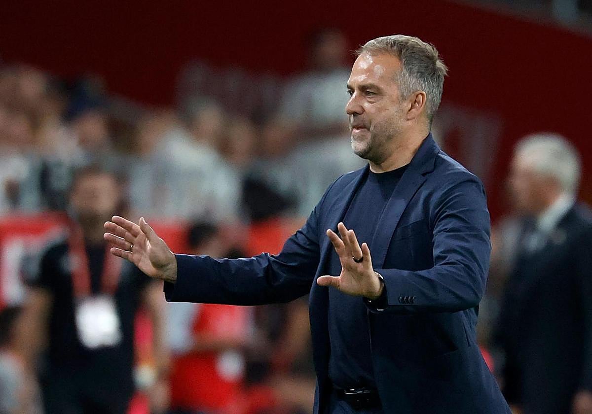 Hansi Flick, entrenador del Barcelona.