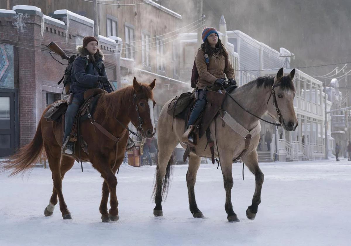 Bella Ramsey e Isabella Merced, en la segunda temporada de 'The Last of Us'.