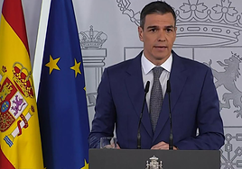 Comparecencia del presidente del Gobierno, Pedro Sánchez
