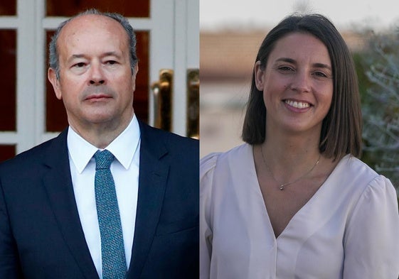 El ex ministro de Justicia, Juan Carlos Campo, y la ex titular de Igualdad, Irene Montero.