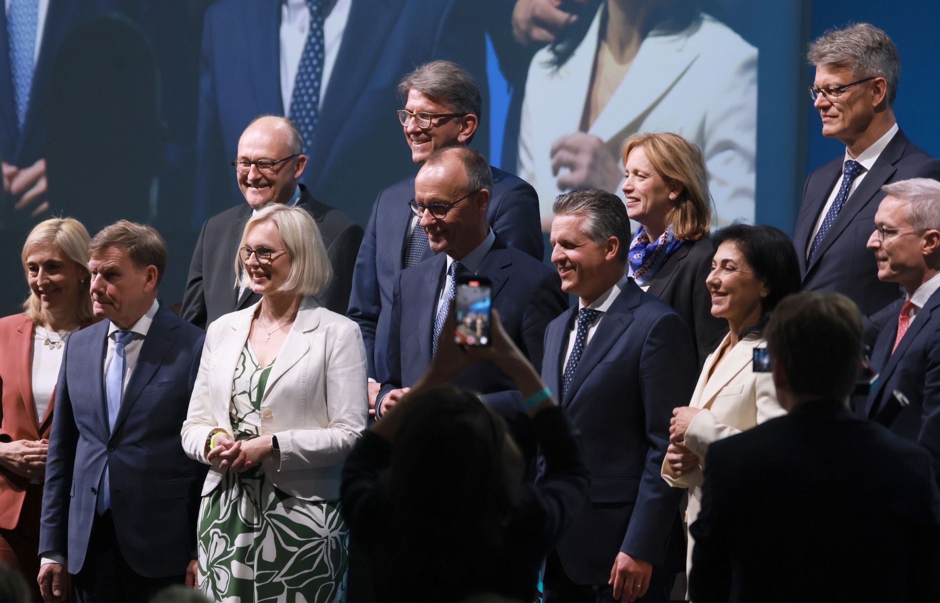 Merz ha elegido a seis hombes y cuatro mujeres para la cuota conservadora del gobierno de coalición alemán.