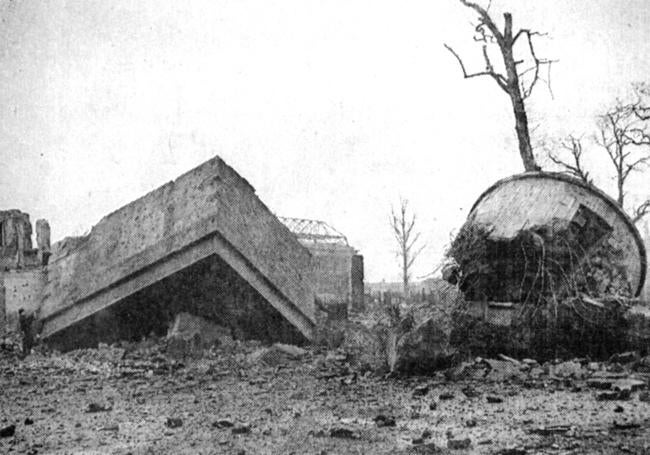 Imagen histórica del bunker.