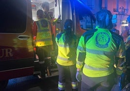 Técnicos de emergencias de Madrid Samur Protección Civil.