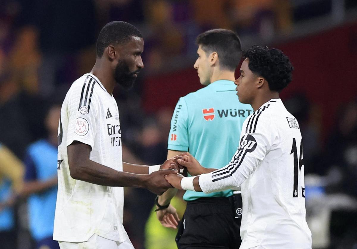 Seis partidos a Rüdiger, dos a Lucas Vázquez y Bellingham, sin sanción