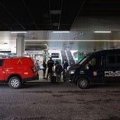 Efectivos de la UME y de la Policía Nacional, en la estación de Chamartín de Madrid.