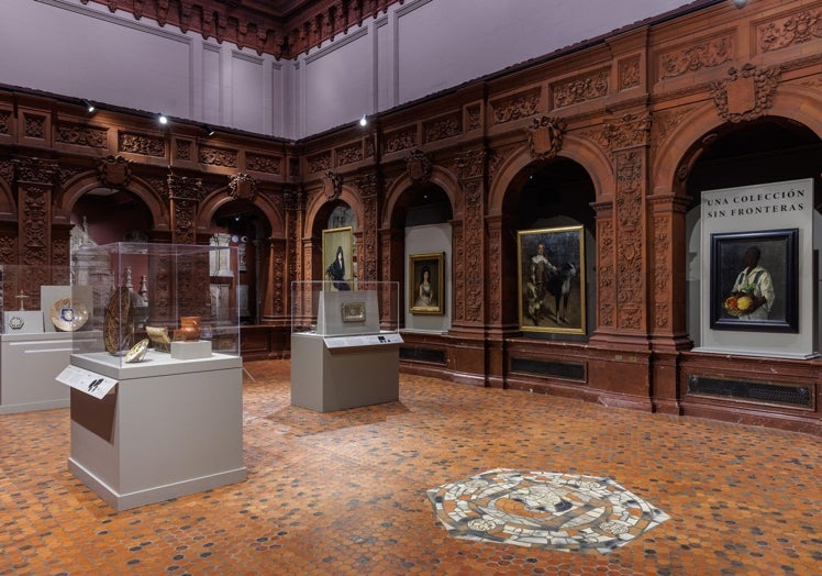 La salas del museo de la Hispanic Society.