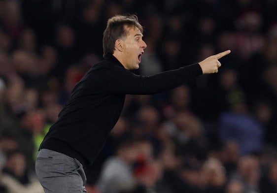 Julen Lopetegui, durante su etapa en el West Ham.