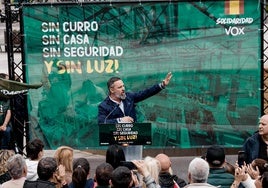 Vox y el sindicato Solidaridad organizan una concentración en Fuenlabrada por el Primero de Mayo.