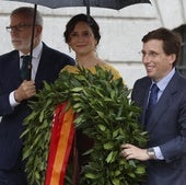 La presidenta de la Comunidad de Madrid, Isabel Díaz Ayuso, y el alcalde de la capital, José Luis Martínez-Almeida