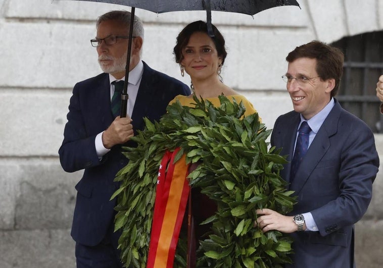 La presidenta de la Comunidad de Madrid, Isabel Díaz Ayuso, y el alcalde de la capital, José Luis Martínez-Almeida.