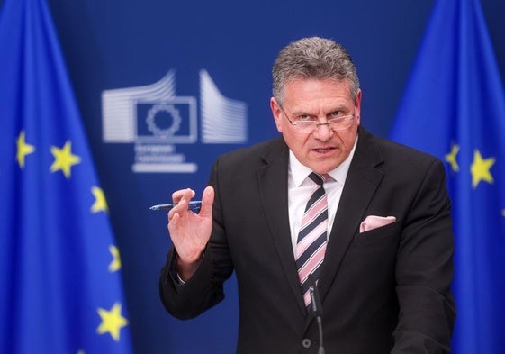El comisario de Comercio, Maros Sefcovic.