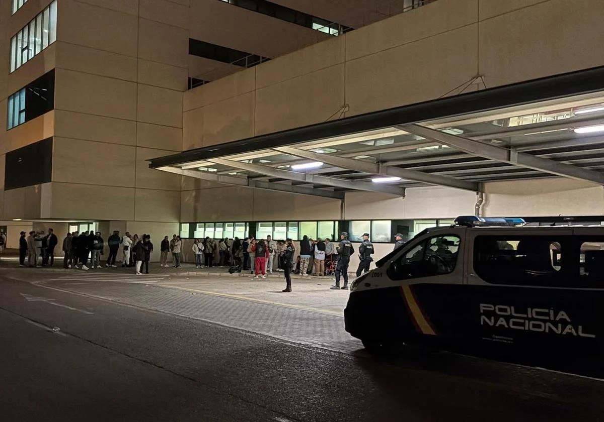 Cordón policial en La Fe.