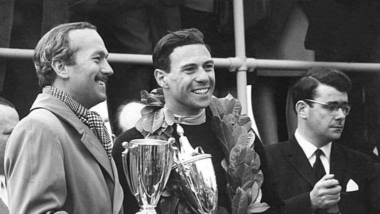 Colin Chapman, junto a Jim Clark