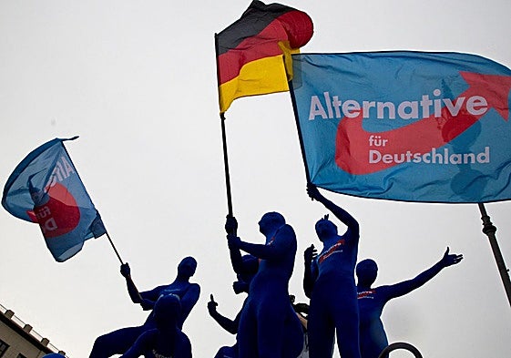 Simpatizantes de Alernativa para Alemania (AfD).