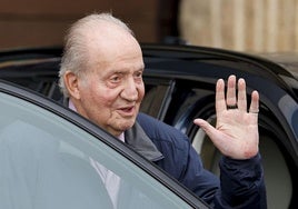 El rey emérito Juan Carlos I en una de sus últimas visitas a España.