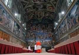 Los cardenales se reunirán a partir del miércoles en la Capilla Sixtina.