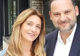 Claudia Montes con José Luis Ábalos