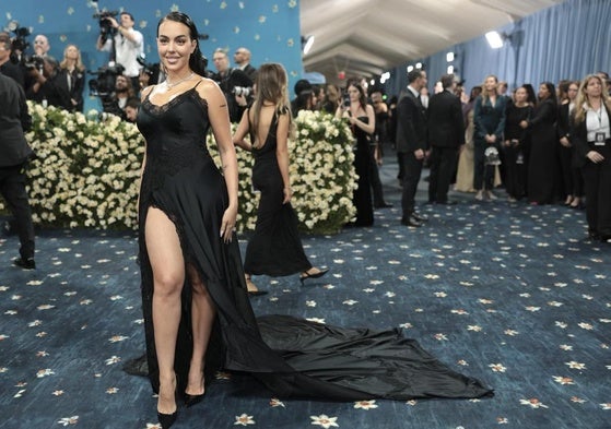Georgina Rodríguez, en su estreno en la gala del MET.