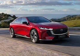 El nuevo Mazda 6e eléctrico estará expuesto en la Fundación Ortega-Marañón.