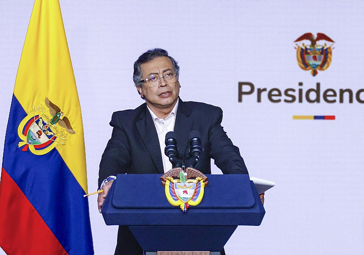 El presidente de Colombia, Gustavo Petro.