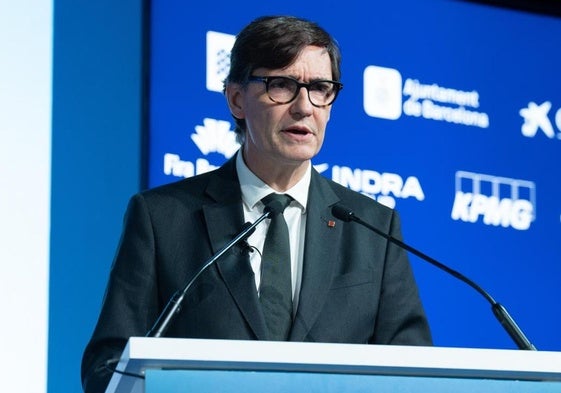 Salvador Illa, president de la Generalitat de Cataluña.