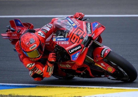 Marc Márquez va sobrado en Le Mans
