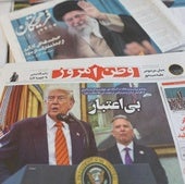 Trump y Witkoff, en la portada de un periódico iraní.