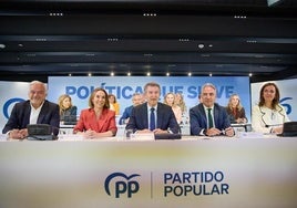 Feijóo preside el Comité Ejecutivo Nacional