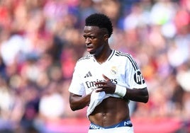Vinicius, en el último clásico.