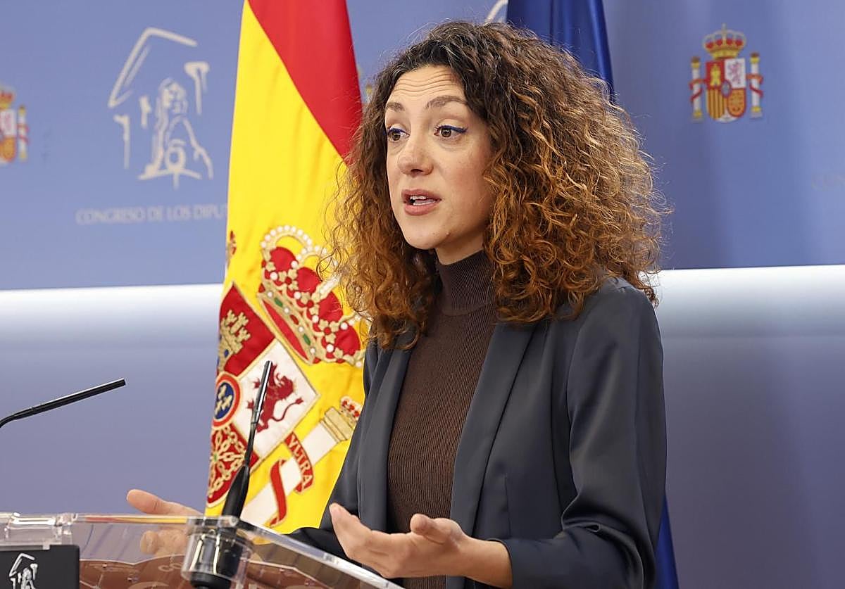 La portavoz de los comunes en el Congreso, Aina Vidal.