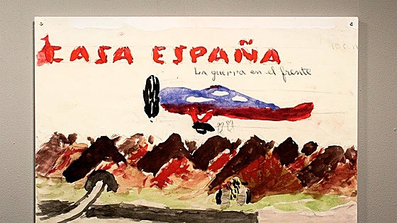 Niños de la guerra ilustran el horror de la contienda del 36