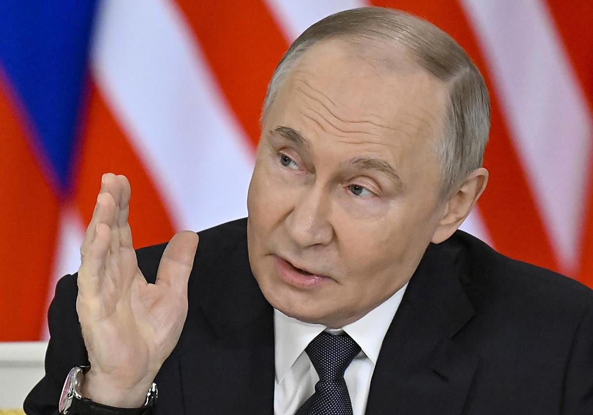 El presidente ruso, Vladímir Putin, este miércoles en Moscú.