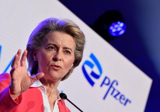 La presidenta de la Comisión Europea, Ursula von der Leyen en una foto de archivo.