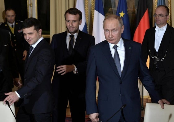 Zelenski esperaba un cara a cara con Putin, como en 2019.