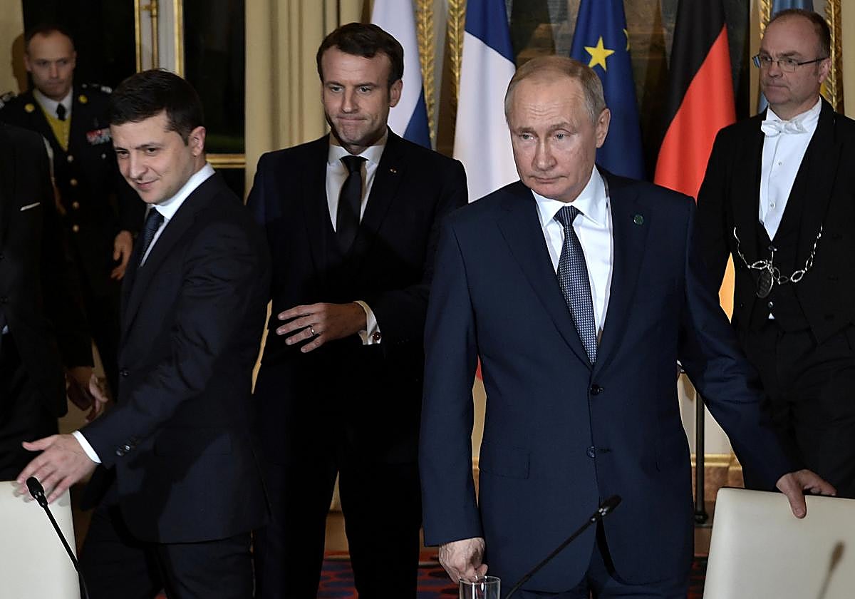 Zelenski esperaba un cara a cara con Putin, como en 2019.