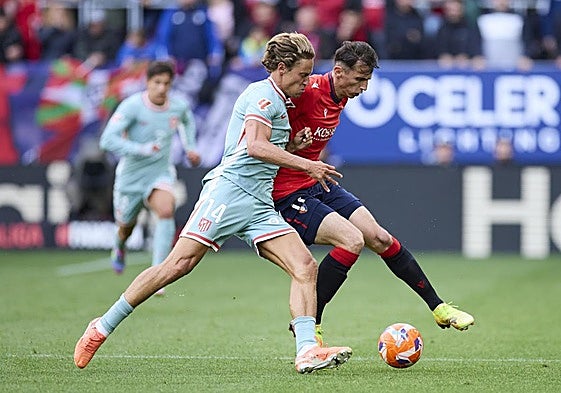 Los goles de Osasuna que prolongan el malestar a domicilio del Atlético