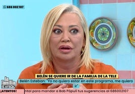 Belén Esteban amenaza con abandonar 'La familia de la tele'