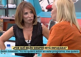 María Patiño y Belén Esteban.