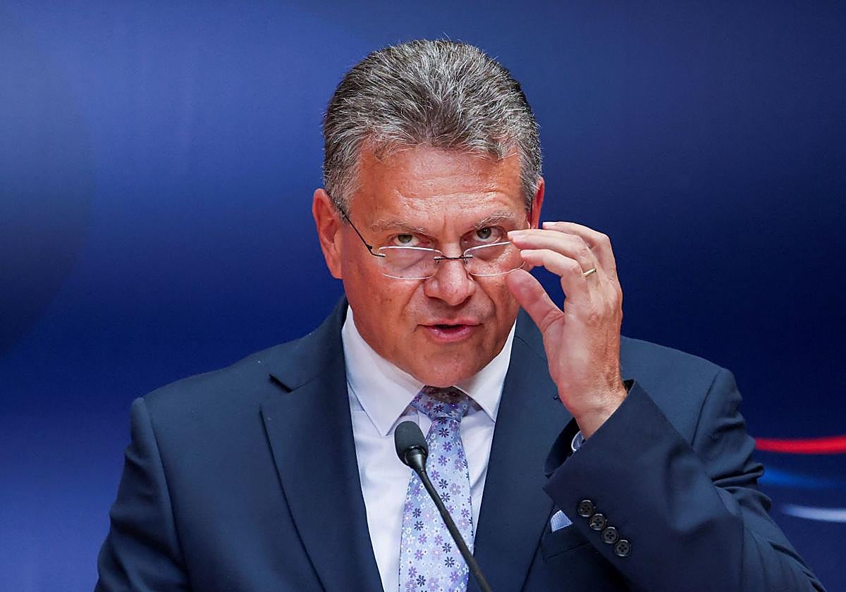 El comisario de Comercio, Maros Sefcovic.