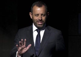 El expresidente del Barcelona Sandro Rosell
