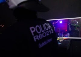 Un agente de los Mossos.
