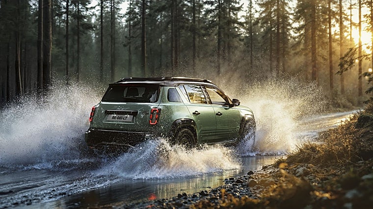 El Renault 4 Savane cuenta con una mayor altura libre al suelo.