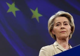 La presidenta de la Comisión Europea, Ursula von der Leyen.